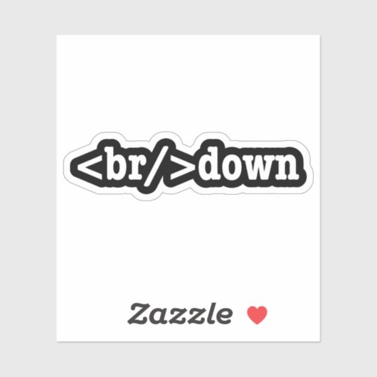 Sticker code HTML (Feuille)