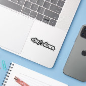 Sticker code HTML (Ordinateur portable avec iPhone)