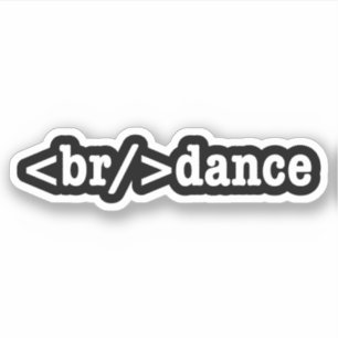 Sticker code HTML de rupture