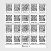 Sticker Code QR 20 (Feuille)
