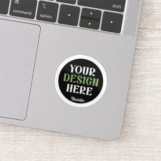 Sticker Code QR de logo noir personnalisé pour la marque c