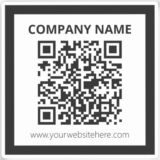 Sticker Code QR modifiable et conception personnalisée sim (Recto)