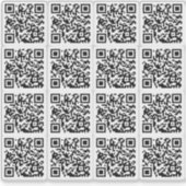 Sticker Code QR personnalisé pour l'entreprise - Vinyl déc (Devant)