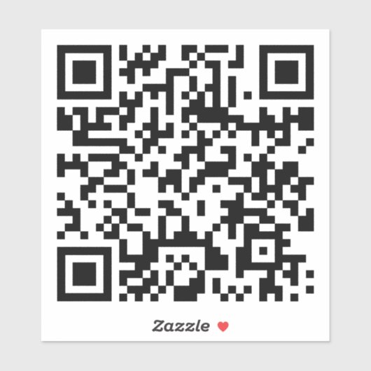 Sticker Code QR promotionnel personnalisé (Feuille)