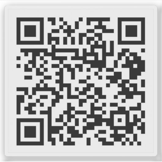 Sticker code qr, qr, drôle, mème, code, farce, the office, (Devant)