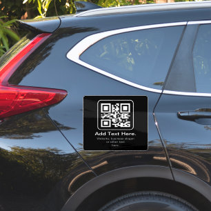 Sticker Code QR scannable moderne   Noir Blanc & Gris