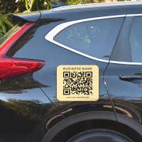 Code QR Url de votre nom d'entreprise Grand Noir &