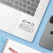 Sticker Coder Coder Programmer Programmer Coding (Ordinateur portable avec iPhone)