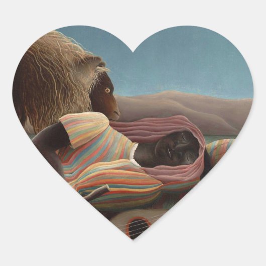 STICKER CŒUR 眠るジプシー女 (Devant)