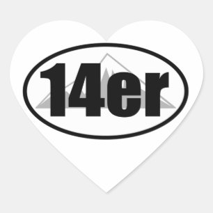 Sticker Cœur 14er