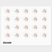 Sticker Cœur 15 avril - (Feuille)