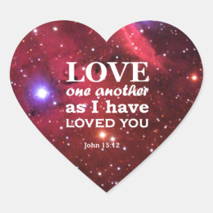 Sticker Cœur 15h12 de John