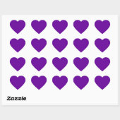 Sticker Cœur 660099 Violet (Feuille)