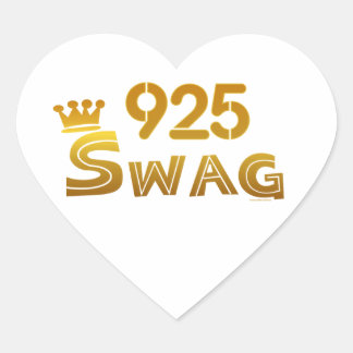 Sticker Cœur 925 California Swag