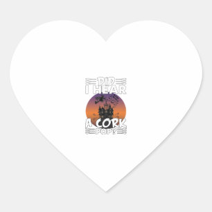 Sticker Cœur A Entendu Le Bouchon De Liège Éclater Halloween Ma
