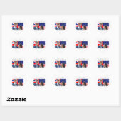 Sticker Cœur À la commemorate (Feuille)
