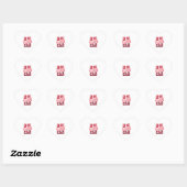 Sticker Cœur À l'ère de ma Saint Valentin (Feuille)