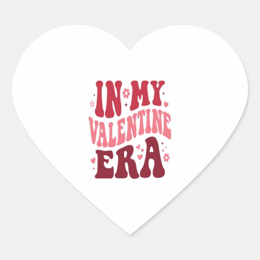 Sticker Cœur À l'ère de ma Saint Valentin (Devant)