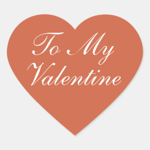 Sticker Cœur À mon cœur de la Saint-Valentin 