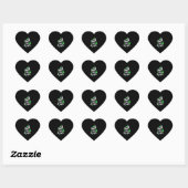 Sticker Cœur A Wee bit Irish St. Patricks Day (Feuille)