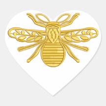 abeille royale, imitation de la broderie