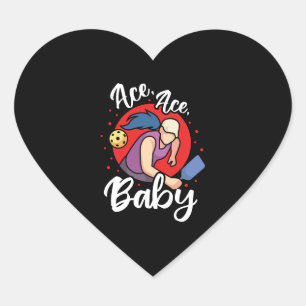 Sticker Cœur Ace Ace Baby - Vêtements de Pickleball