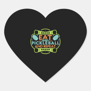 Sticker Cœur Ace Court avec Pickleball