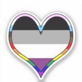 Sticker Coeur Ace Pride (Recto)