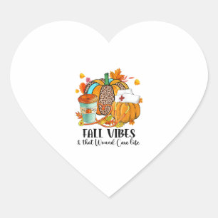 Sticker Cœur Affaire Vibes & That Wound Care Life Autumn Lover