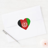Sticker Cœur afghanistan (Enveloppe)