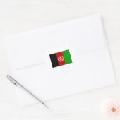 Sticker Cœur Afghanistan - Drapeau afghan (Enveloppe)