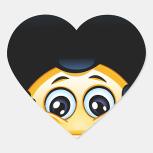 Sticker Cœur afro émoji
