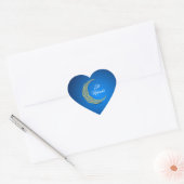 Sticker Cœur Aïd Moubarak / Ramadan (Enveloppe)