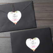 Sticker Cœur Aïd Moubarak rose floral