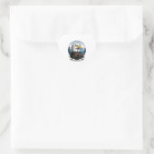 Sticker Cœur Aigle de Bald (Sac)