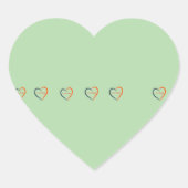 Sticker Cœur Aimer guérir (Devant)
