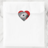 Sticker Cœur Aimer Mon Grey (Sac)