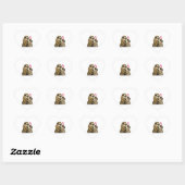 Sticker Cœur Aimer Sloth (Feuille)