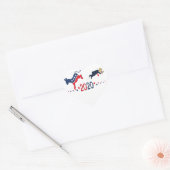 Sticker Cœur Aimez l'échec de Donald Trump en 2020 (Enveloppe)