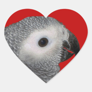 Sticker Cœur Aimez mon gris