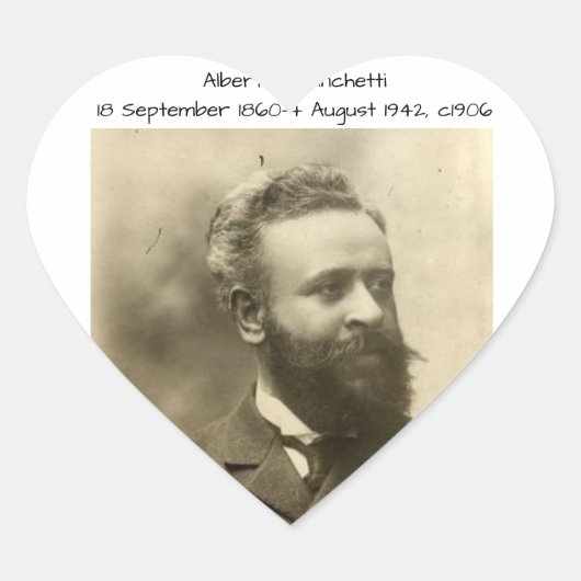 Sticker Cœur Alberto Franchetti c1906 (Devant)