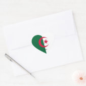 Sticker Cœur Algérie Drapeau splendide patriotique (Enveloppe)