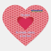 Sticker Cœur Americus Video I'm Yours Valentine #1 (Devant)