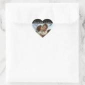 Sticker Cœur Amor et Psyche comme Enfants Mariage Party Monogra (Sac)