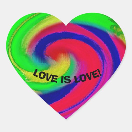 Sticker Cœur Amour (Devant)