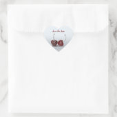 Sticker Cœur Amour cerise (Sac)
