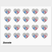 Sticker Cœur Amour de canard (Feuille)