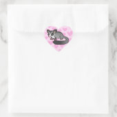 Sticker Cœur Amour de Sugar Glider (Sac)