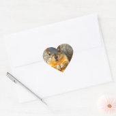 Sticker Cœur Amour des écureuils_ (Enveloppe)