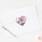 Sticker Cœur Amour, moteur de l'aquarelle Coeurs (Enveloppe)
